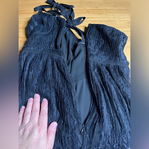 EUC Jonathan Simkhai- Bonnie Lace Plisse Dress. Size 4 - Picture 10 of 13